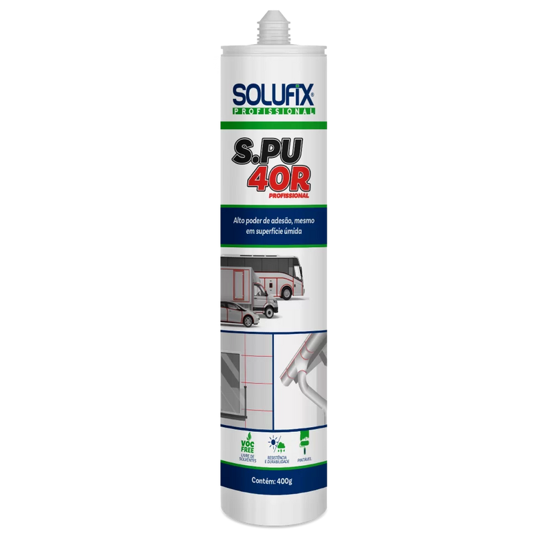 PU S.PU40R HIBRIDO 400GR PRETO SOLUFIX